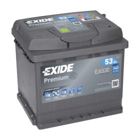 EXIDE Premium 12V 53Ah 540A jobb+ autó akkumulátor