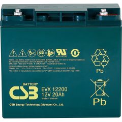 CSB EVX12200 zselés akkumulátor 12V 20Ah (ciklikus)