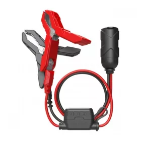   NOCO 12V Szivargyújtós csatlakozó krokodilcsipesszel, biztosítékkal (GC017)