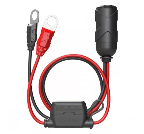 NOCO 12V Szivargyújtós szemes csatlakozó, biztosítékkal (M10) (GC018)