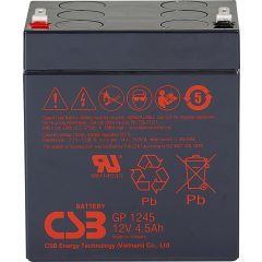 CSB GP1245 zselés akkumulátor 12V 4.5Ah