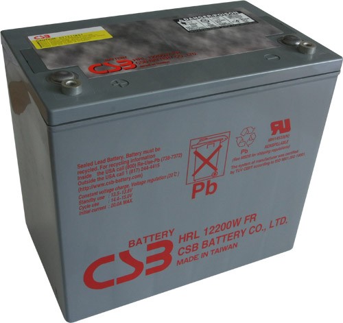 CSB HRL12200W zselés akkumulátor 12V 55Ah (12V 200W)