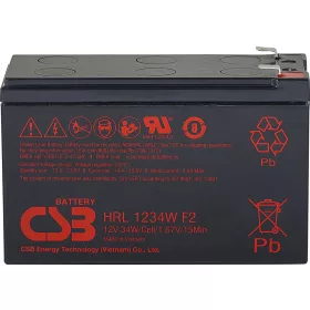 CSB HRL1234W zselés akkumulátor 12V 8.5Ah (12V 34W)