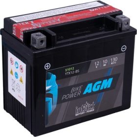   IntAct YTX12-BS 12V 10Ah 130A AGM motor akkumulátor - 510012