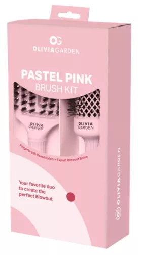 Olivia Garden Pastel Pink Brush Kit 2db