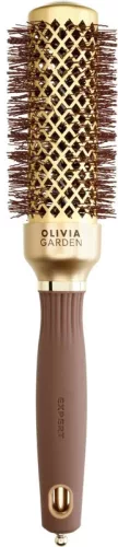Olivia Garden Shine Gold & Brown 35 körkefe