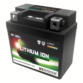   Skyrich LFP01 12V 2Ah 120A lítium motorkerékpár akkumulátor