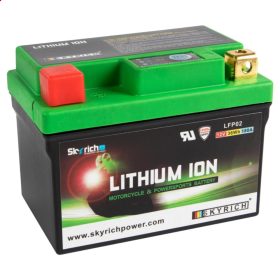   Skyrich LFP02 12V 2,4Ah 144A lítium motorkerékpár akkumulátor