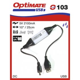 Tecmate USB csatlakozó - DC kimenettel