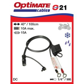 Tecmate Szemes csatlakozó biztosítékkal, DC kimenettel
