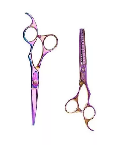 Olivia Garden olló SZETT Silkcut Pink 5.75+6.35