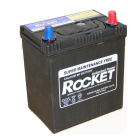 Rocket 12V 40Ah 340A Jobb+ Ázsiai Autó Akkumulátor 