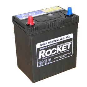 Rocket 12V 40Ah 340A Bal+ Ázsiai Autó Akkumulátor 