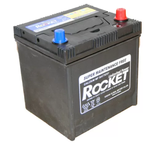 Rocket 12V 50Ah 450A Jobb+ Ázsiai Autó Akkumulátor 