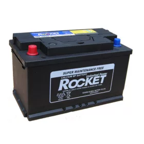 Rocket 12V 90Ah 720A Bal+ Ázsiai Autó Akkumulátor 