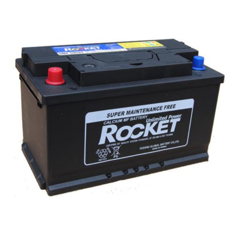 Rocket 12V 90Ah 720A Bal+ Ázsiai Autó Akkumulátor 