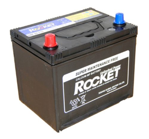 Rocket 12V 66Ah 710A Bal+ Ázsiai Autó Akkumulátor 