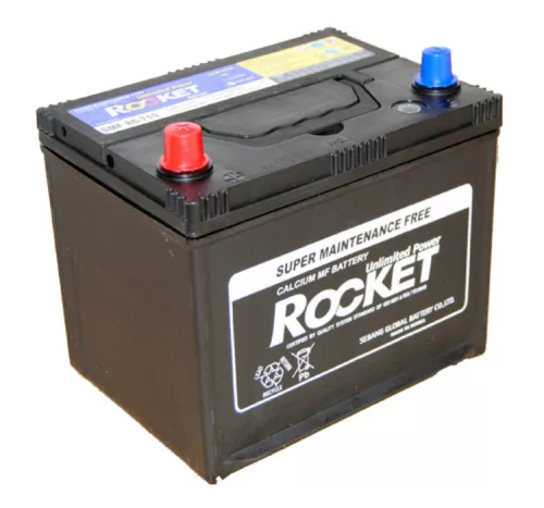 Rocket 12V 66Ah 710A Bal+ Ázsiai Autó Akkumulátor 