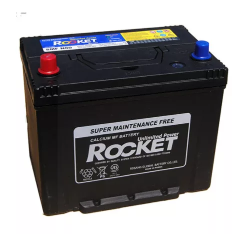 Rocket 12V 80Ah 680A Bal+ Ázsiai Autó Akkumulátor 