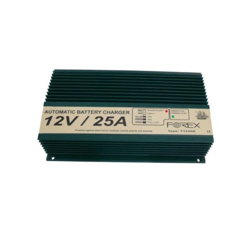 Forex T1225B 12V/25A akkumulátor töltő