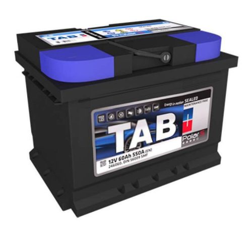 TAB Polar 12V 60Ah 600A B+ autó akkumulátor