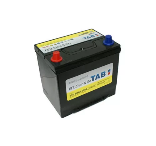 TAB Stop&Go EFB 12V 60Ah 600A B+ ázsiai autó akkumulátor