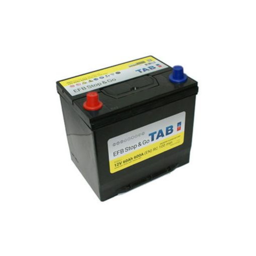 TAB Stop&Go EFB 12V 60Ah 600A B+ ázsiai autó akkumulátor