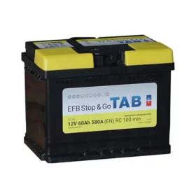 TAB Stop&Go EFB 12V 60Ah 580A J+ autó akkumulátor