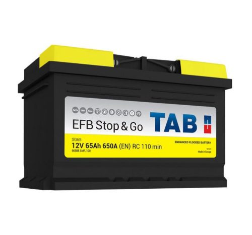 TAB Stop&Go EFB 12V 65Ah 650A J+ autó akkumulátor
