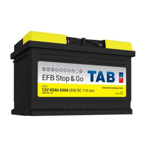 TAB Stop&Go EFB 12V 65Ah 650A J+ autó akkumulátor