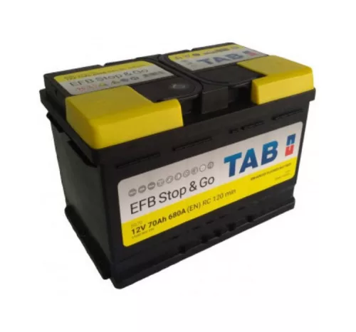 TAB Stop&Go EFB 12V 70Ah 680A J+ autó akkumulátor