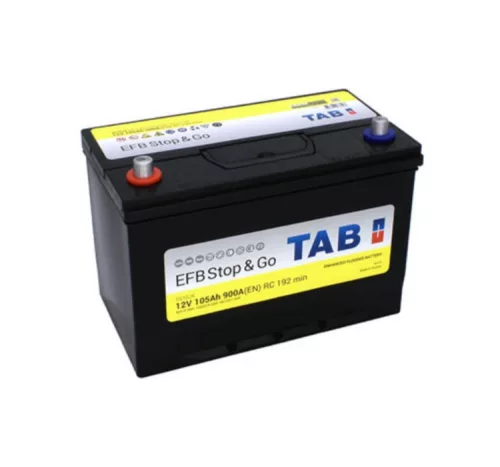 TAB Stop&Go EFB 12V 105Ah 900A B+ ázsiai autó akkumulátor