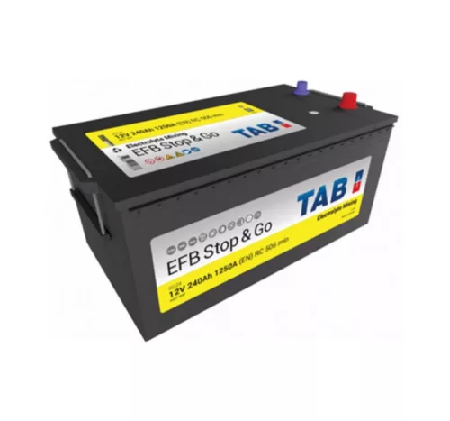 TAB Stop&Go EFB 12V 240Ah 1250A tgk teherautó akkumulátor